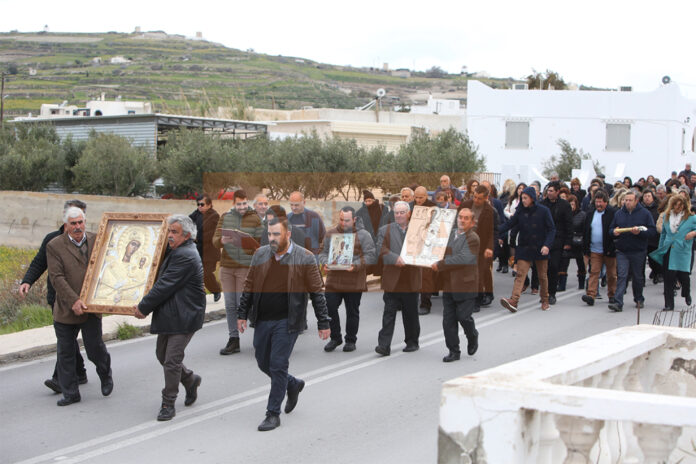 σαντορίνη λιτανεία